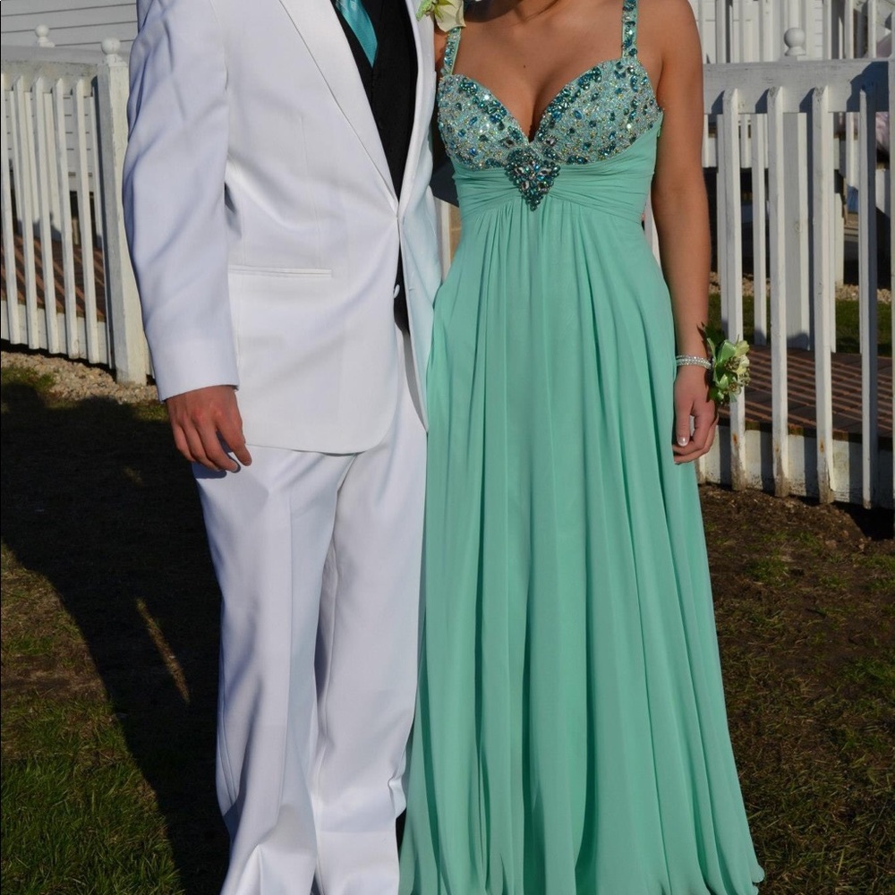 Mint Green Prom Dress